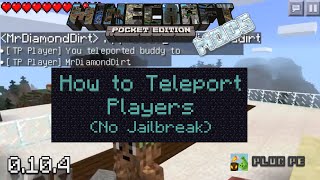 Minecraft PE Mods - How to Teleport Players (No JB) screenshot 5