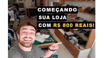 Quanto gasta para abrir uma loja de roupa masculina?