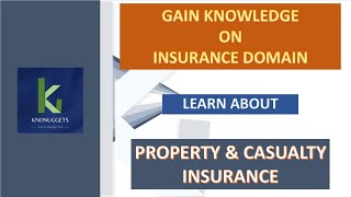 Insurance Domain Training - 9. Property & Casualty Insurance