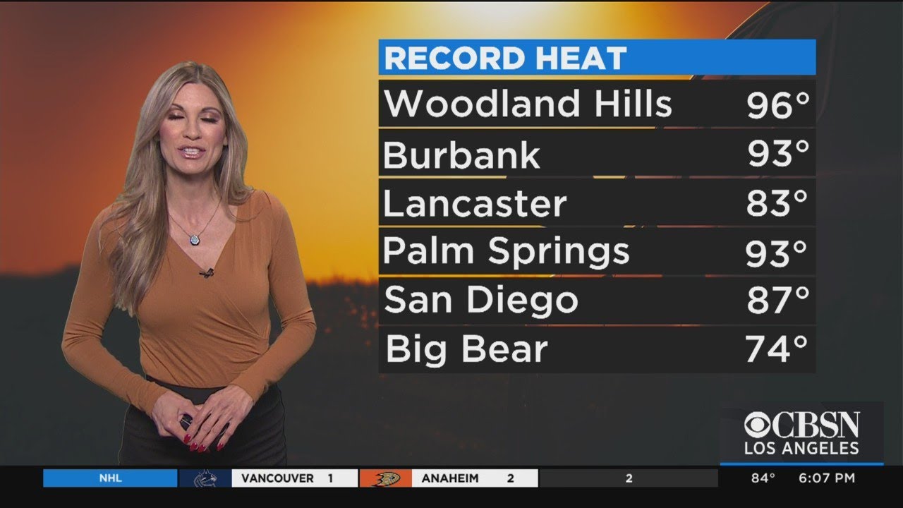 Record Breaking Heat Set Across Southern California - YouTube