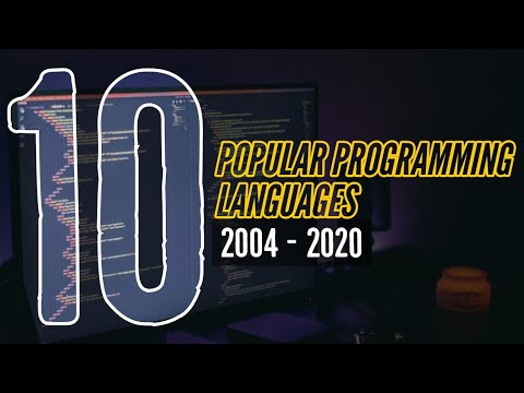 Top 10 Popular Programming Languages 2004 2020