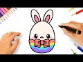 HOW TO DRAW A KAWAII EASTER EGG ????