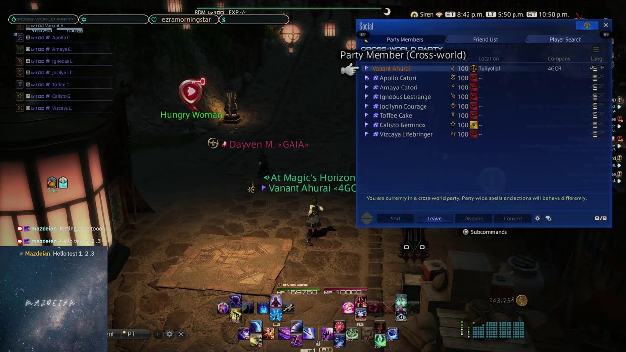 〘FFXIV★aether/mana★〙Feeling nearly 100% better and we're so back on XIV✵