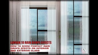 HOW TO CREATE RAIN DROPS ON GLASS IN LUMION SERIES - 26 screenshot 1