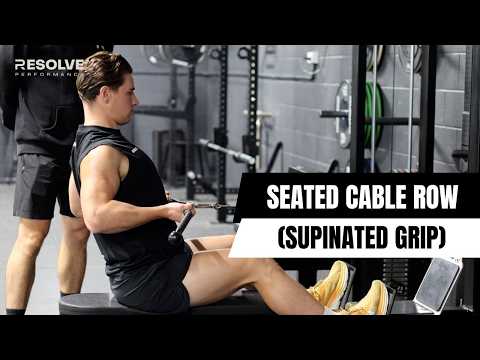 Seated Cable Row (Supinated Grip)