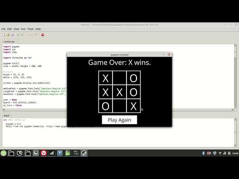 CS50's Introduction to Artificial intelligence- project 0 ( Tic-tac-toe)