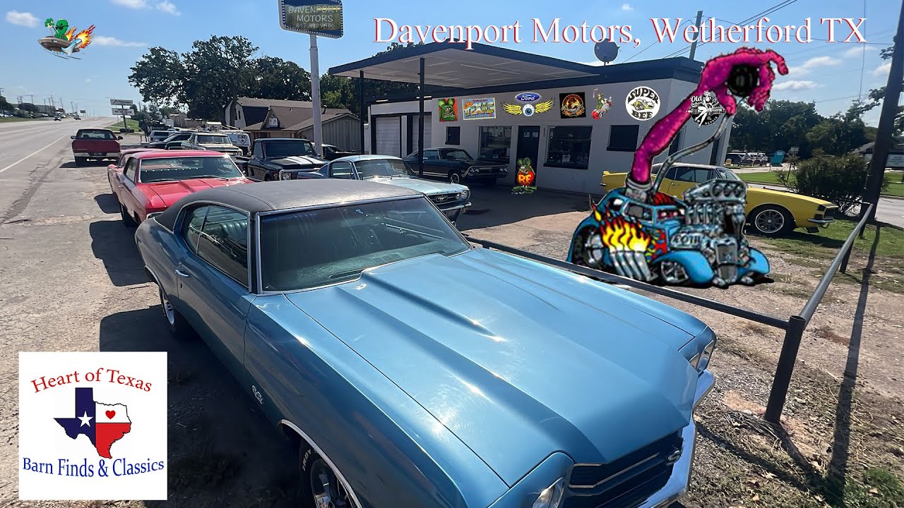 Davenport Motors, Уэзерфорд, Техас. Продажа классических автомобилей и грузовиков.