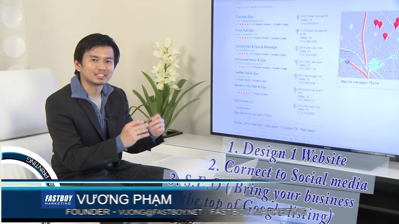 Quang cao cho tiem nail