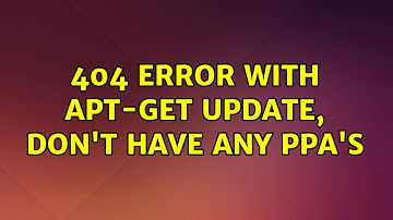404 error with apt-get update, Don