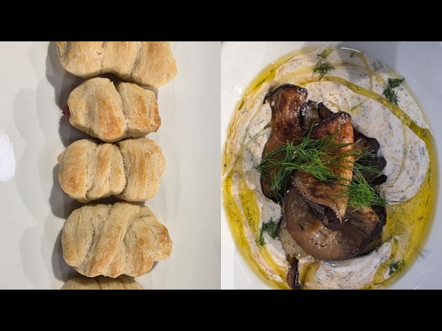 Tavë me patëllxhan dhe qofte,Hot-dog me llukanik dhe Tarator me patëllxhan/ Recetat e ditës