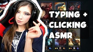 TYPING AND CLICKING ASMR [MECHANICAL KEYBOARD] // RANKED LEAGUE OF LEGENDS S LUX SUPPORT screenshot 4