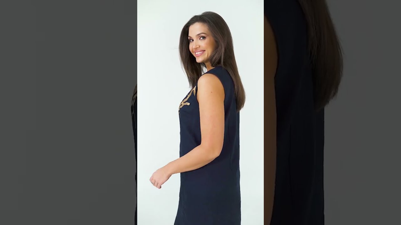 Платье 4111 темно-синий Ma cherie