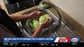 9 confirmed cases of cyclosporiasis linked to lettuce served at Cheshire Medical Center