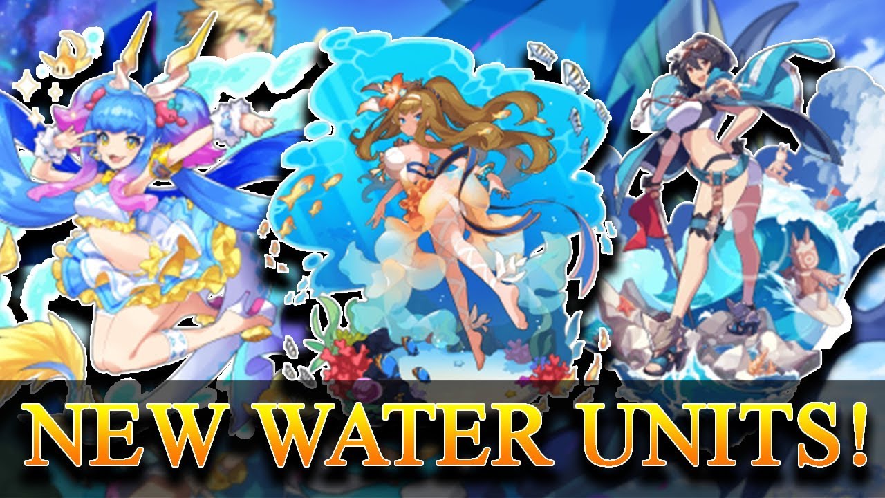 Dragalia Lost | New Water Units! Summer Julietta, Summer Celliera, and Siren