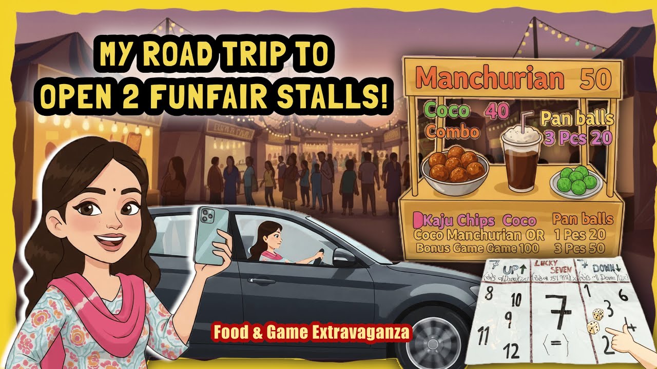 Meri Funfair Wali Zindagi! 🚗🎡 2 Stalls Lagane Ka Sabse Crazy Din! 🔥