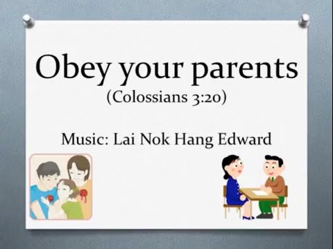 Children Hymn 英文兒童詩歌 Obey Your Parents Youtube