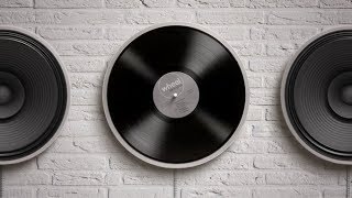 Wheel - Toca-discos na parede e agulha “invisível”