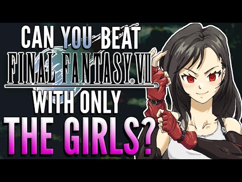 Can you beat Final Fantasy 7 with only hot girls?