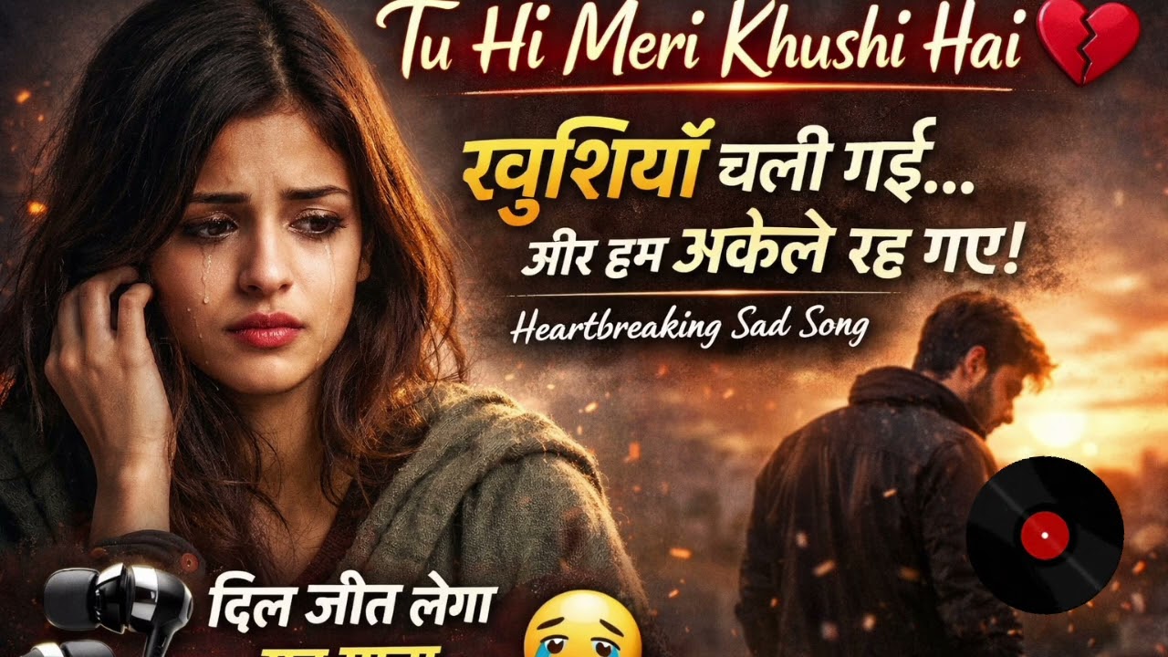 Tu Hi Meri Khushi Hai 💔 | Heart Touching Sad Love Song 2026 | Emotional Hindi Breakup Song #sadsong 