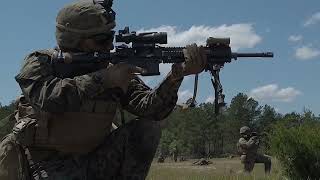 U.S Marines Squad Fire & Maneuver Training • Camp Lejeune, North Carolina
