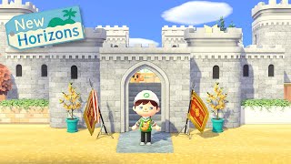 Lets BUILD a CASTLE in Animal Crossing New Horizons