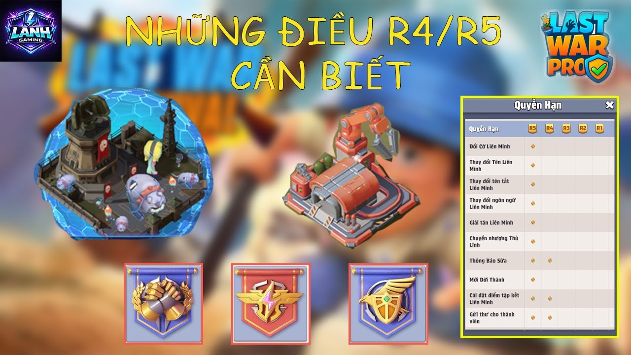 Last war | Những điều R4 và R5 cần biết
