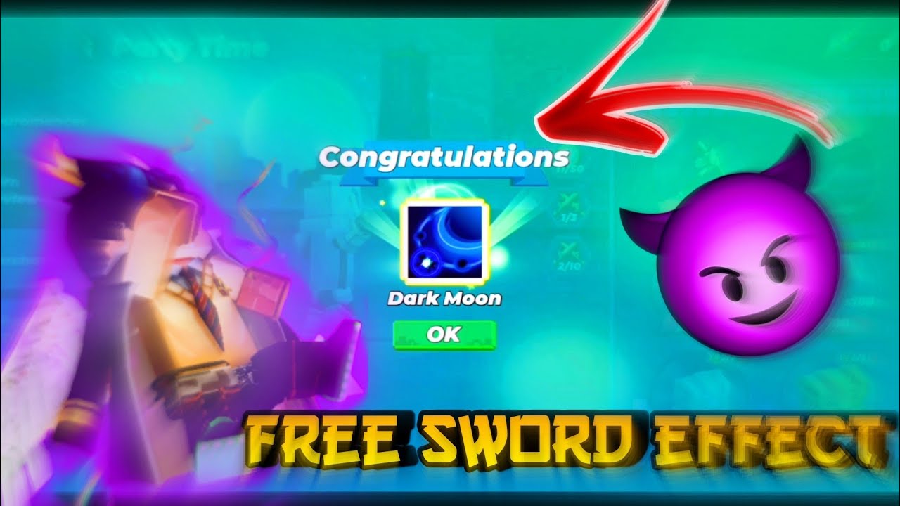I got Sword effect For Free 🤓😹 ll bedwars blockman go - YouTube