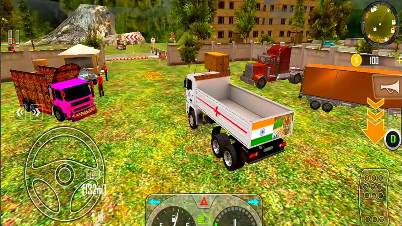 Real Indian Cargo Truck Driver Simulator Game -Forklift - Best Android Gameplay