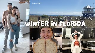 Weekend Vlog in South Florida | beach day, sunburn remedies, double date :)