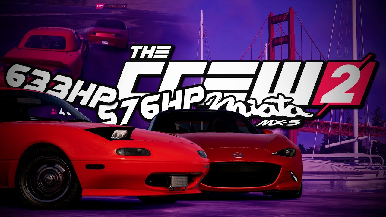 The FAST & BRAND NEW NA Miata VS ND Miata in THE CREW 2 YouTube