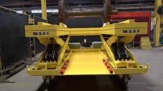 The custom rail bogie lift cart