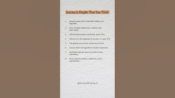 Success is Simpler Than You Think.  #shortsfeed #shorts #shortvideos #billionaire