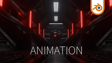 Sci-Fi Robot Corridor | Blender 3D Animation