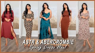 Astr, abercrombie spring haul | feminine spring dress try on haul| Wedding guest outfit options. by Shikha Singh 1,875 views 1 year ago 10 minutes, 43 seconds