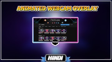 Free Animated Overlay For Webcam Without Software(Hindi)| Only Two Easy Steps