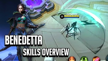 NEW ASSASSIN HERO BENEDETTA SKILLS OVERVIEW