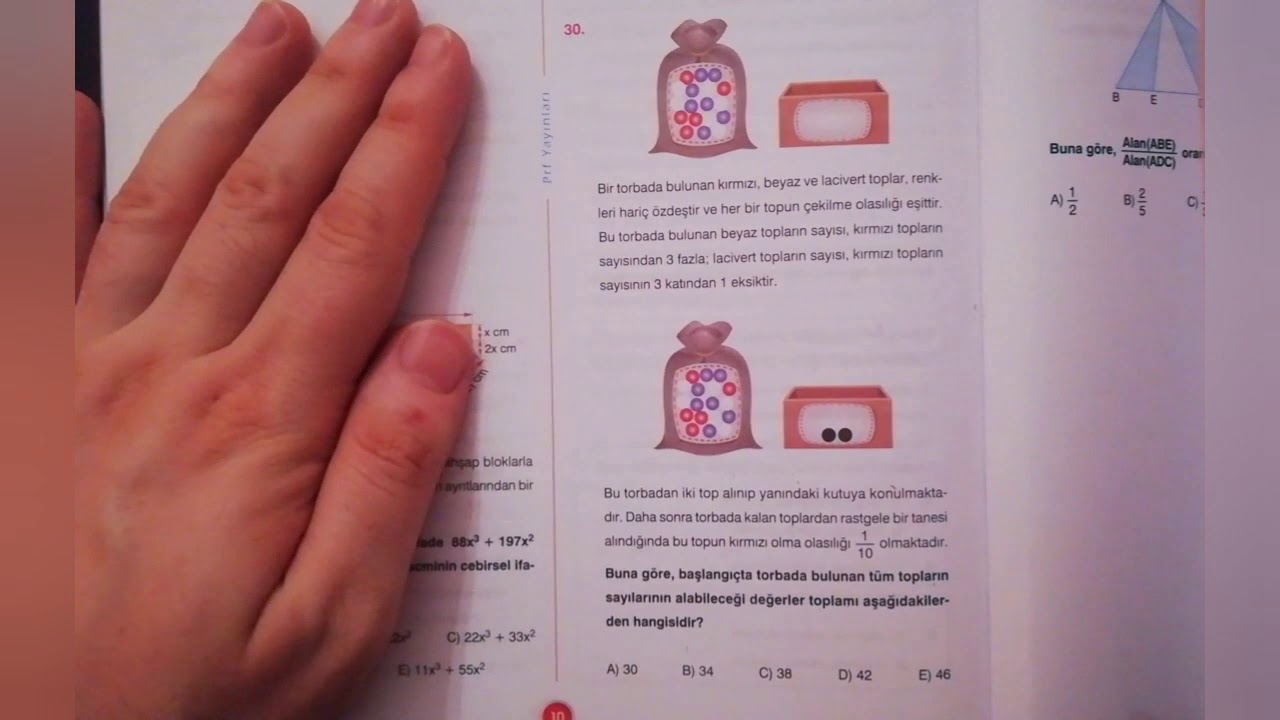 3 ÖĞRETİCİ Soru.. 🤔🤔..per - kom - olasılık.. 345..ORİJİNAL.. PARAF..