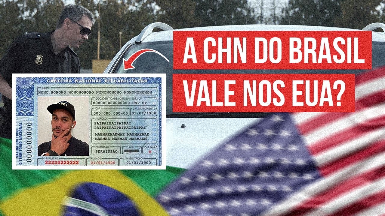 CARTEIRA DE HABILITAÇÃO DO BRASIL VALE NOS ESTADOS UNIDOS?  A CNH DO