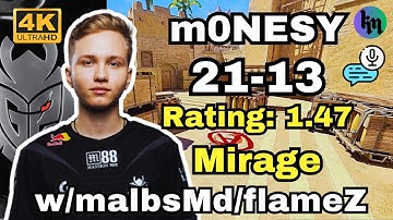 m0NESY (21-13) w/flameZ/malbsMd (mirage) | FACEIT Ranked | Oct 22, 2024 #cs2 #pov
