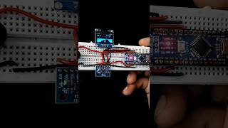 Racing Game using Arduino, OLED and Gyroscope Sensor #shorts #viral #arduino