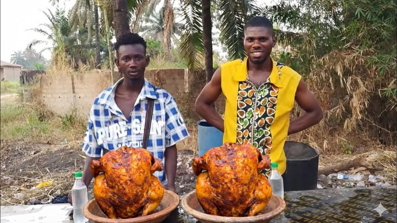 Кулинарный конкурс: первый, кто съест курицу, получит 1000 долларов.