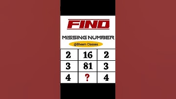 Find the missing number| math quiz #maths #shorts #mathsquiz #missingnumber #ytshorts