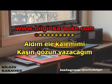 Engin Nurşani - Aldım Ele Kalemimi (Karaoke) Orjinal Stüdyo