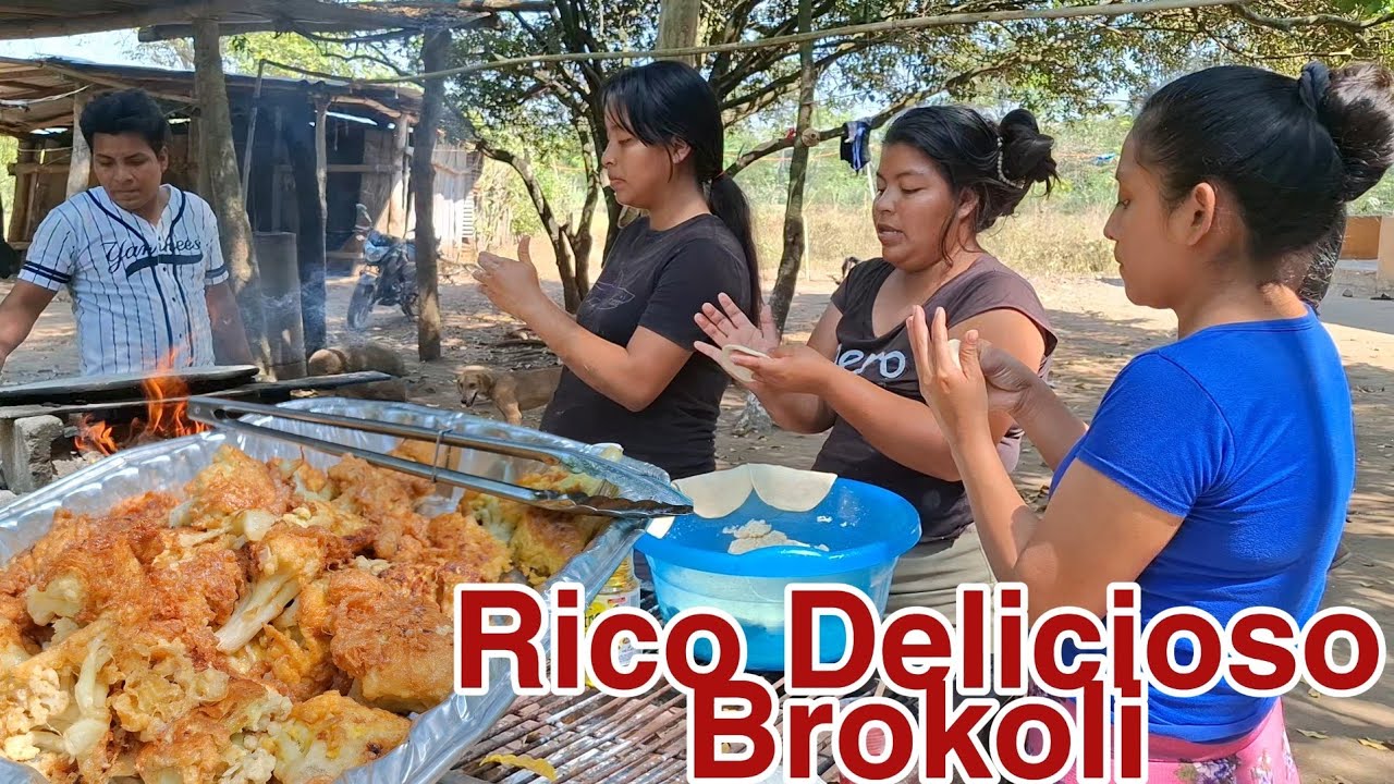 🔴Rosi y Grupo Preparan Delicioso😋Brokoli Forrado Con Huevo😱