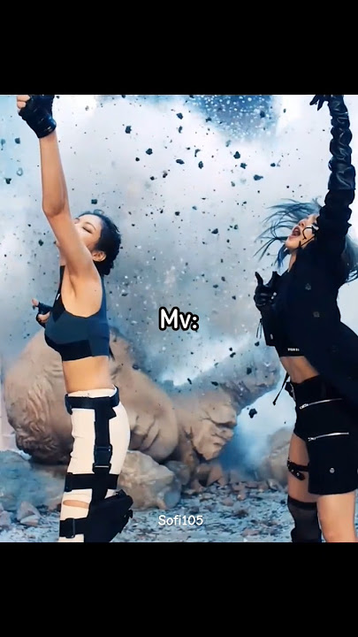 Mv vs Reality in 'Kill this love' #blackpink #shorts #trending