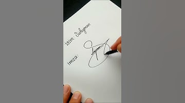 Comment your name 😊 Next signature? Rate it from 1-10! ✍️ | Satisfy Calligraphy Videos #10 #shorts