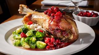 Check out how to make this amazing confit turkey leg and brussels
sprouts with cranberry chutney! then get the recipe at
http://www.wagrown.com/recipes/confi...