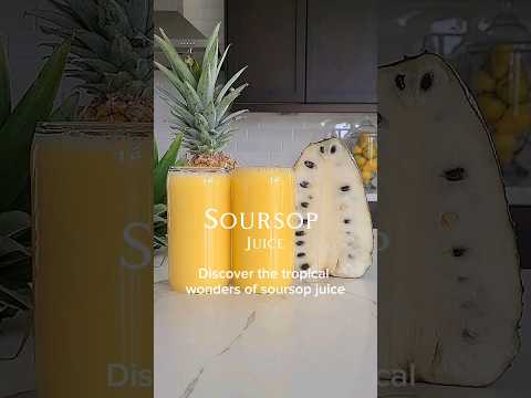 The POWER of SOURSOP JUICE! Must try the goodness #juicing #immunity #antiinflammatory