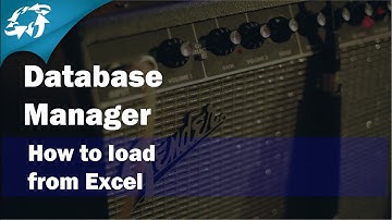 AVCAD Database Manager - How to load from Excel