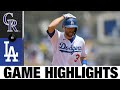 Rockies vs. Dodgers Highlights (7/25/21) | MLB Highlights